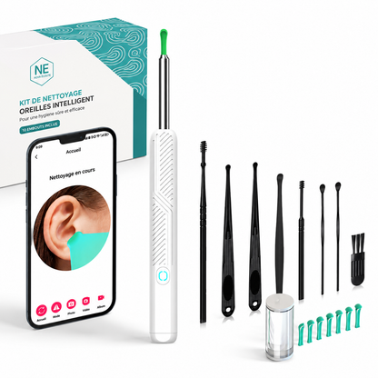 Kit complet nettoyeur d'Oreilles Visuel HD Sans Fil