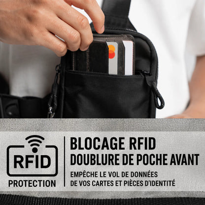 Sac bandoulière multi-fonctions 4 en 1