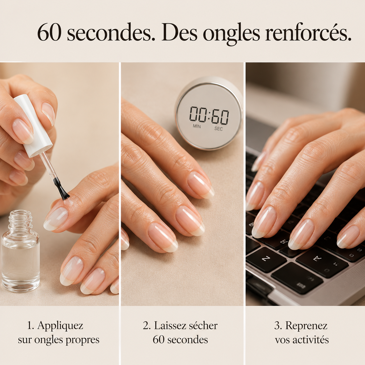 Sérum réparateur & fortifiant pour ongles