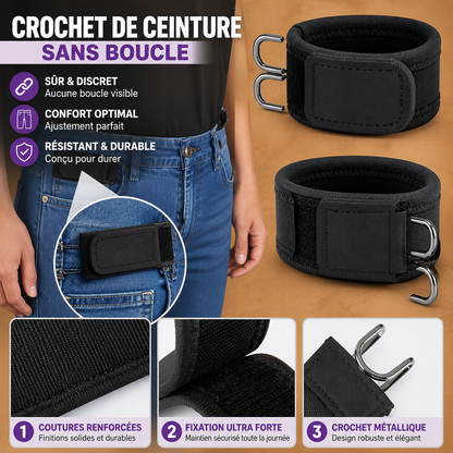 Ceinture sans boucle, ajustable
