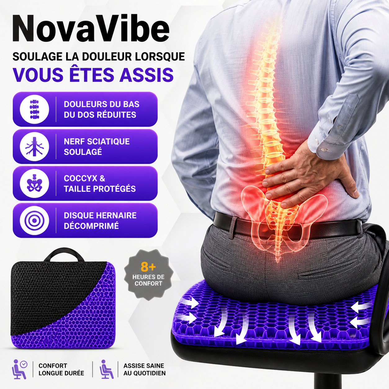 Coussin en gel orthopédique