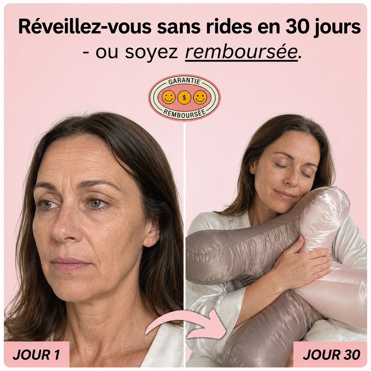 Oreiller anti-rides ultra confort