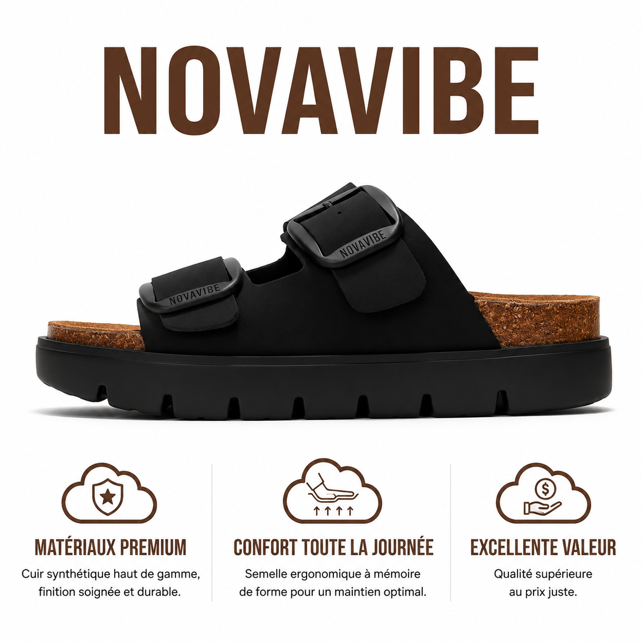 Sandales à Effet Nuage Ultra Confort