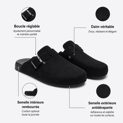 Sabot en daim ultra confort