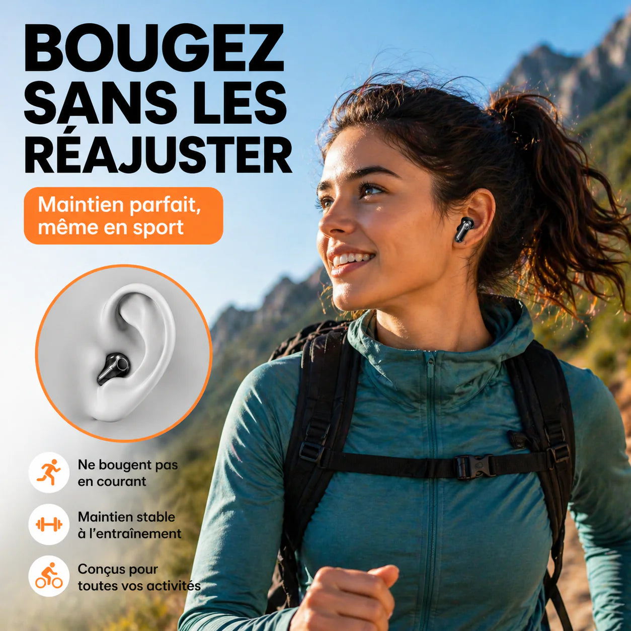 4 écouteurs sans fil tout en un
