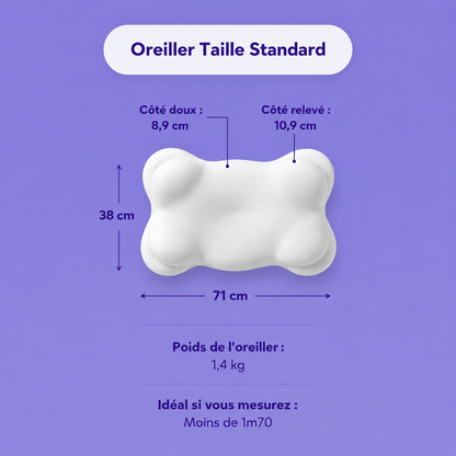 Coussin ergonomique pour un sommeil profond