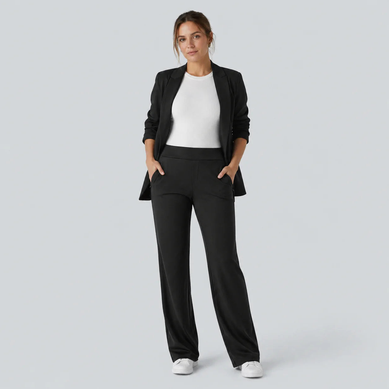 Pantalon de travail taille haute