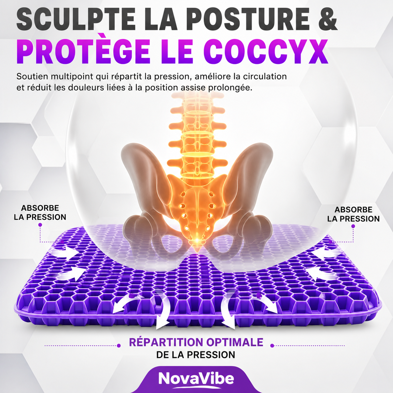 Coussin en gel orthopédique