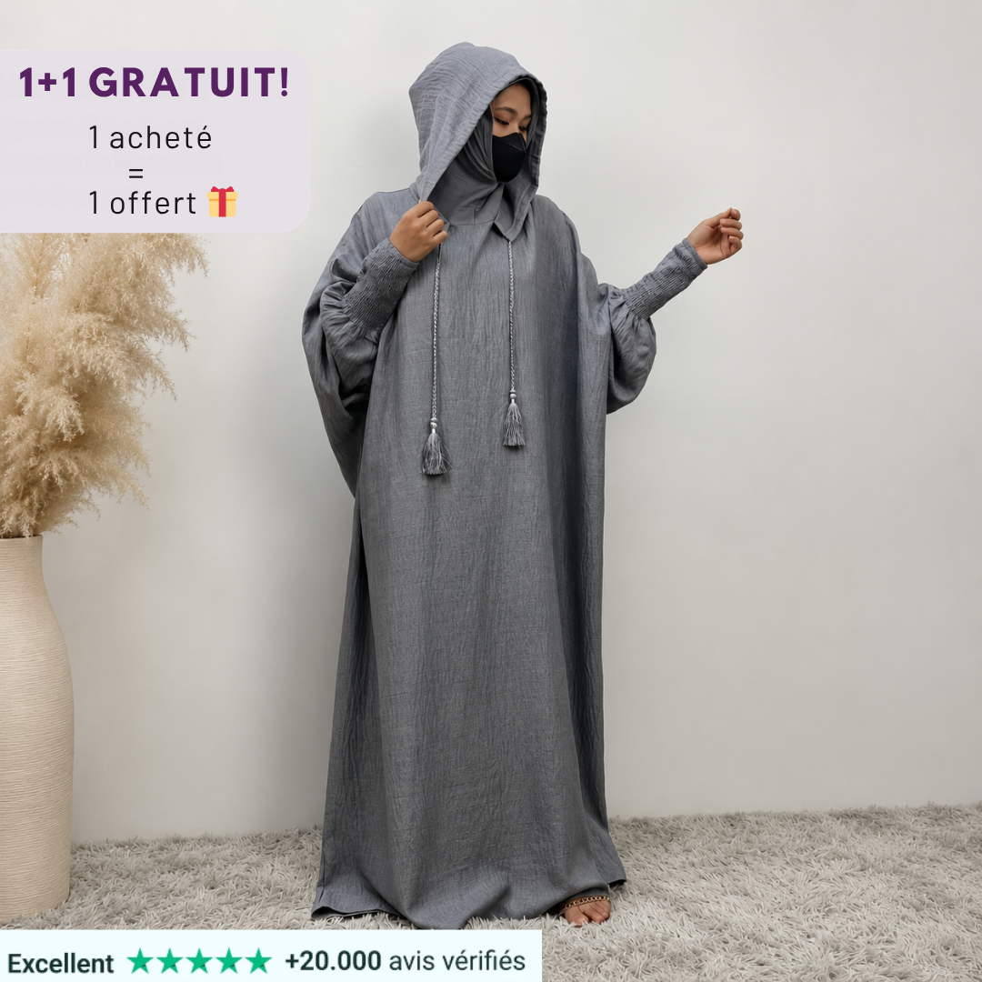 Robe de prière avec capuche intégrée