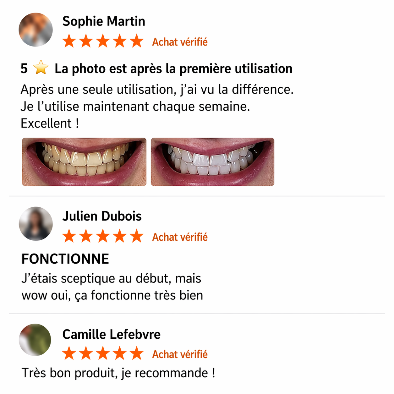 28 Bandes blanchissantes pour les dents